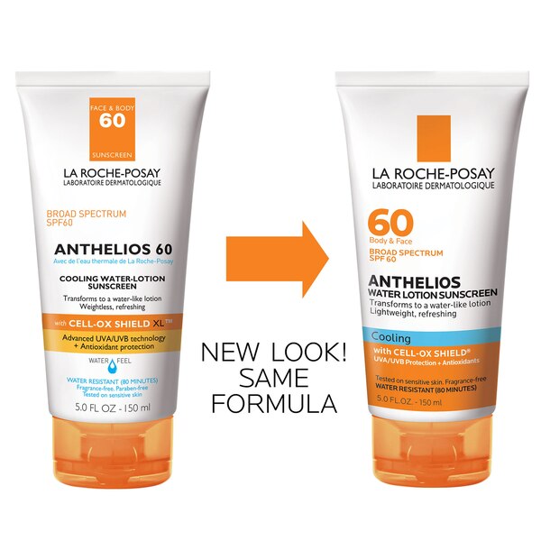 La Roche-Posay Anthelios Cooling Water-Lotion Sunscreen, SPF 60, 5 OZ