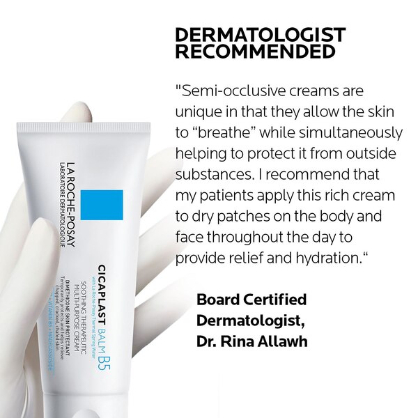La Roche-Posay Cicaplast Baume B5 Soothing Therapeutic Multi Purpose Cream for Dry Skin, 1.35 OZ