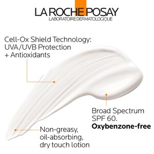 La Roche-Posay Anthelios Clear Skin Face Sunscreen, Dry Touch SPF 60, 1.7 OZ