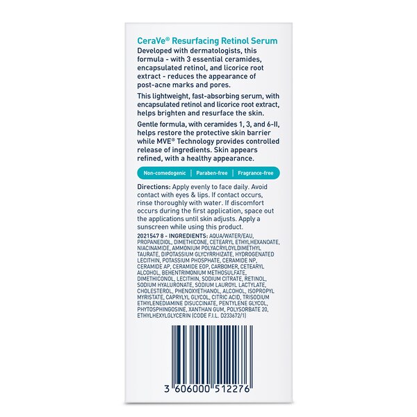 CeraVe Resurfacing Retinol Face Serum