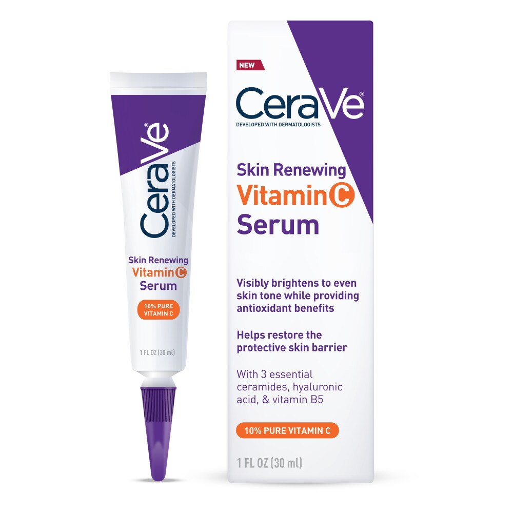 CeraVe Vitamin C Face Serum with Hyaluronic Acid and 10%  Pure Vitamin C - 1 OZ