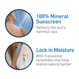 CeraVe Hydrating Sunscreen Lotion, Mineral Body Sunscreen, 5 OZ, thumbnail image