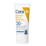 CeraVe Hydrating Sunscreen Lotion, Mineral Face Sunscreen, 2.5 OZ, thumbnail image