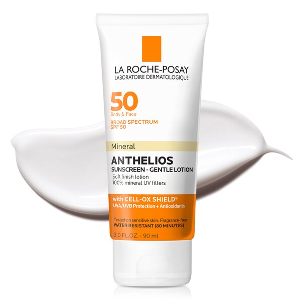 La Roche-Posay Anthelios Body and Face Mineral Sunscreen Lotion, SPF 50