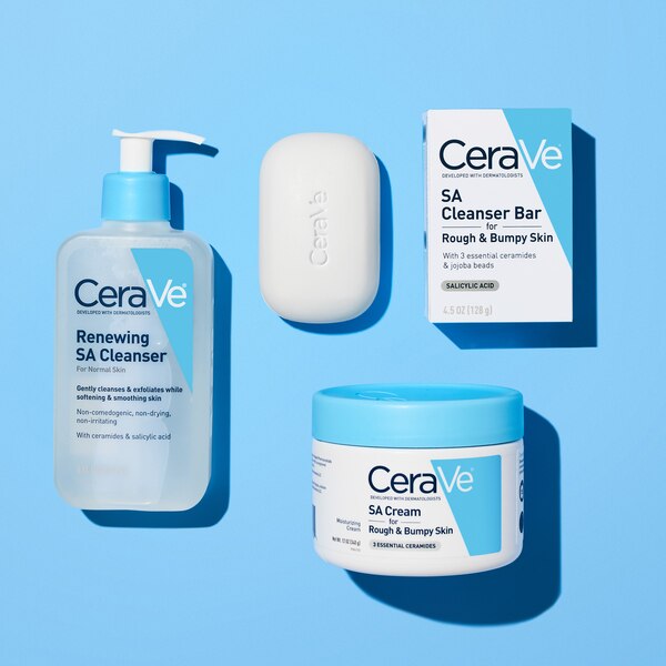 CeraVe Renewing SA Cream for Extremely Dry Rough and Bumpy Skin, 16 OZ