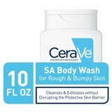CeraVe SA Body Wash, Gentle Exfoliating Cleanser With Salicylic Acid For Rough And Bumpy Skin, 10 OZ, thumbnail image