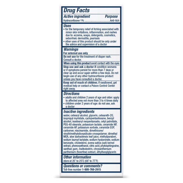 CeraVe Hydrocortisone Anti-Itch Cream For Eczema, 1 OZ