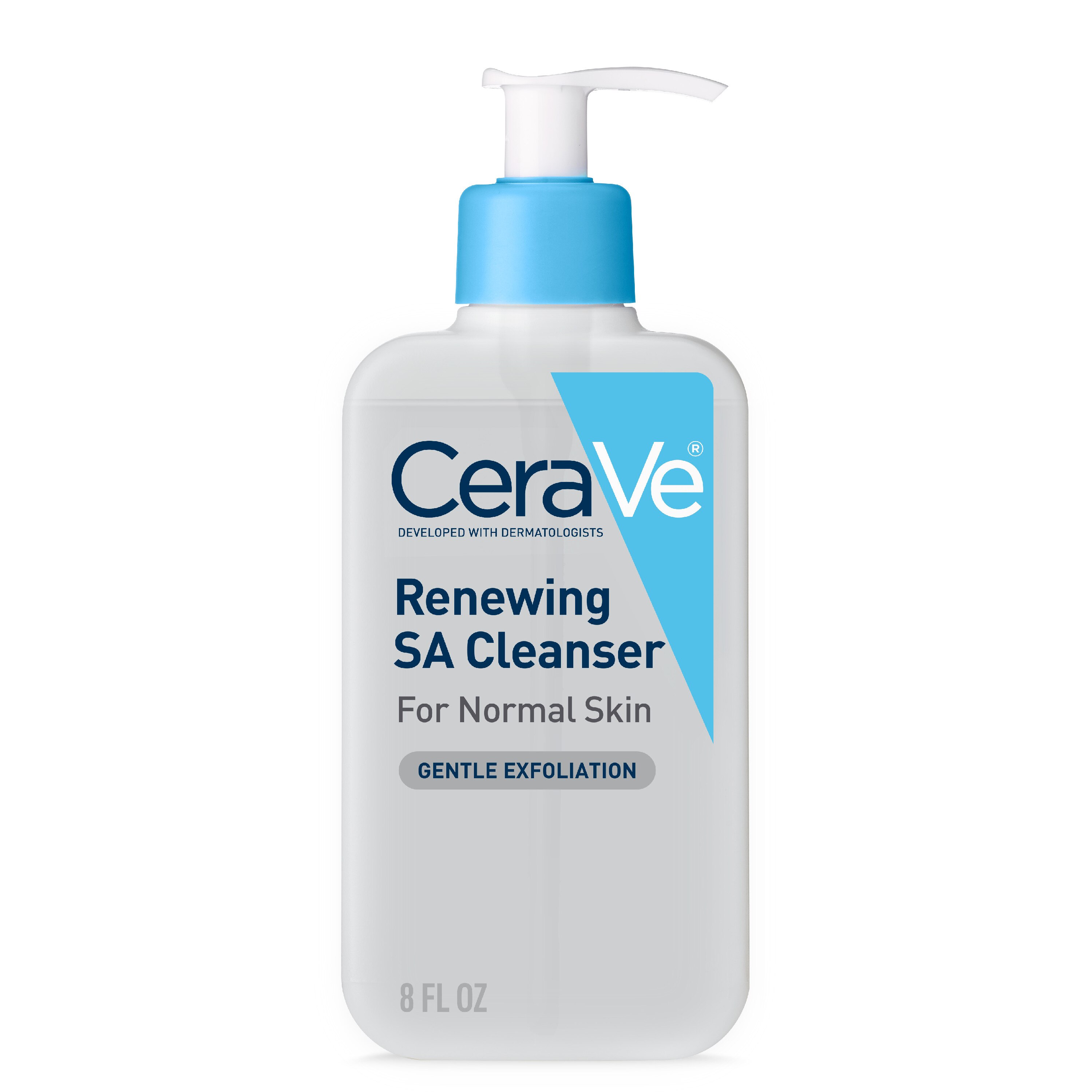 CeraVe Face SA Salicylic Acid Cleanser with Hyaluronic Niacinamide Ceramides
