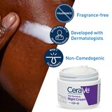 CeraVe Skin Renewing Nighttime Face Cream; Normal to Dry Skin with Niacinamide, Peptides & Hyaluronic Acid, 1.7 OZ, thumbnail image