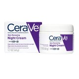CeraVe Skin Renewing Nighttime Face Cream; Normal to Dry Skin with Niacinamide, Peptides & Hyaluronic Acid, 1.7 OZ, thumbnail image