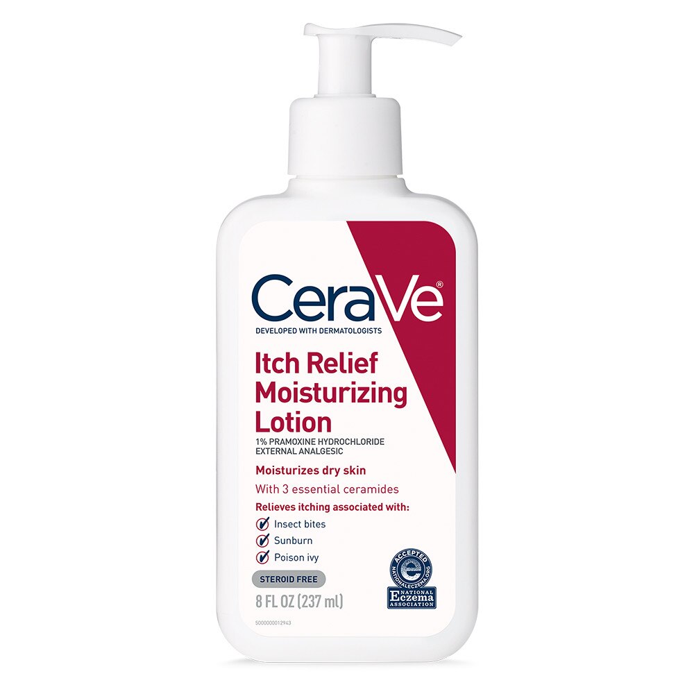 CeraVe Itch Relief Moisturizing Lotion, Dry Skin Itch Relief Lotion with Pramoxine Hydrochloride
