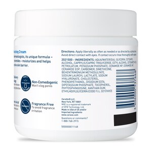 CeraVe Moisturizing Cream, Body and Face Moisturizer, 16 OZ