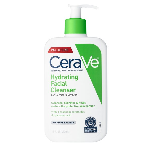 CeraVe Hydrating Facial Cleanser for Normal to Dry Skin