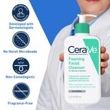 CeraVe Daily Face Wash, Foaming Cleanser for Normal to Oily Skin with Essential Ceramides & Niacinamide, thumbnail image