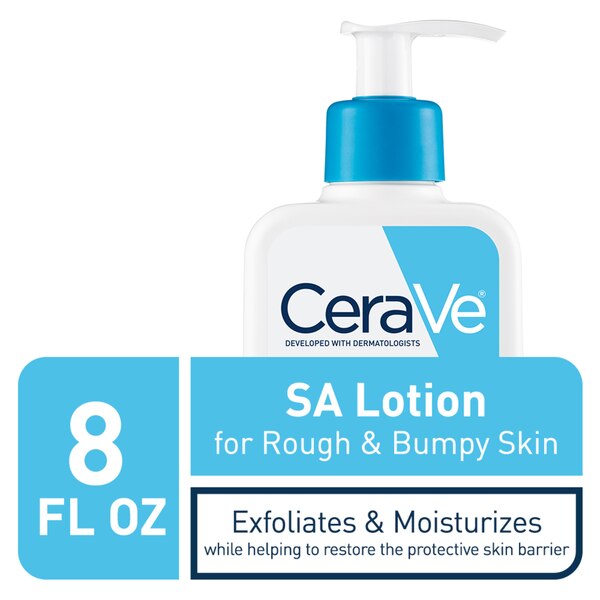 CeraVe SA Lotion, Lightweight Exfoliating Body Lotion With Salicylic Acid For Rough & Bumpy Skin