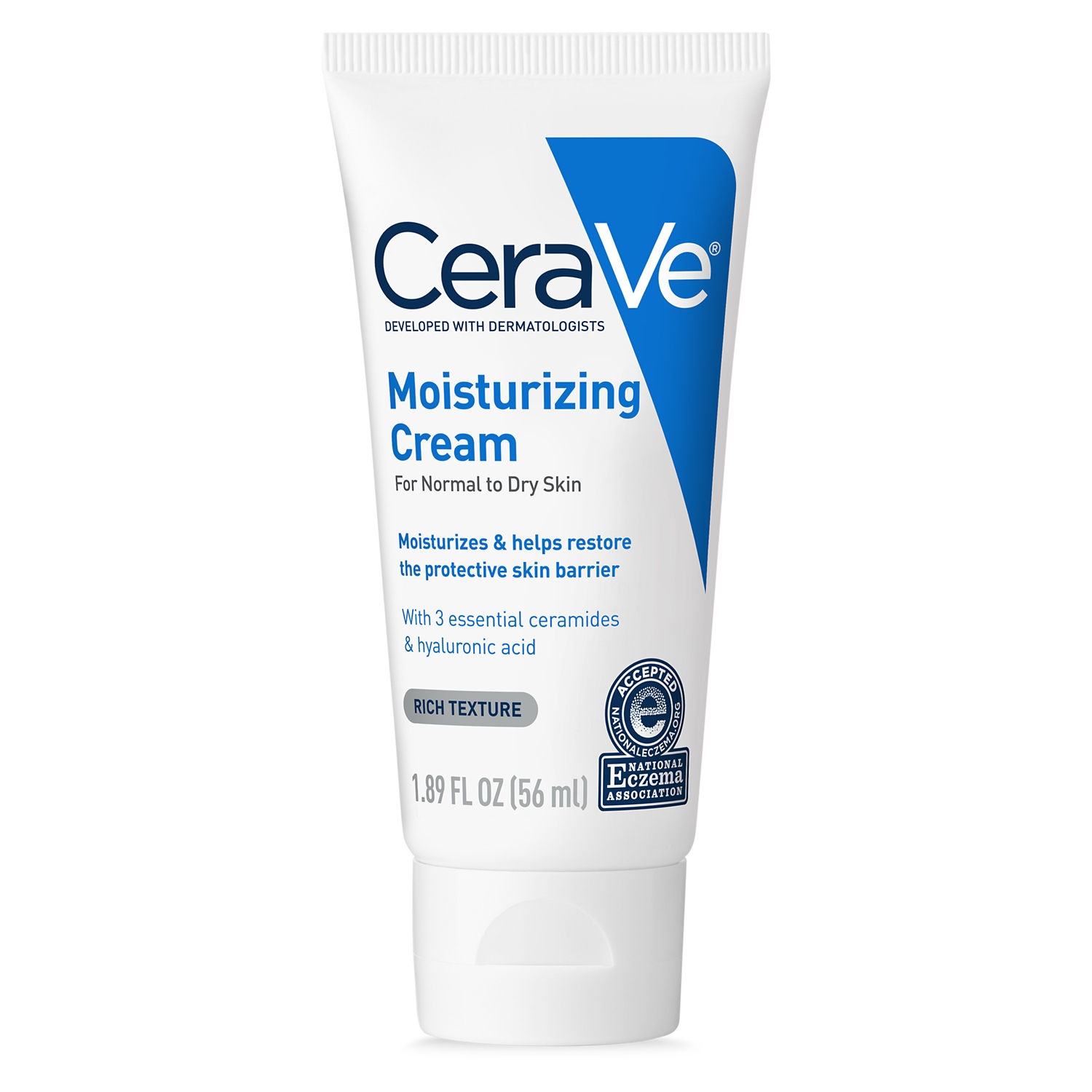 cerave moisturizing cream, body and face moisturizer, 8 oz