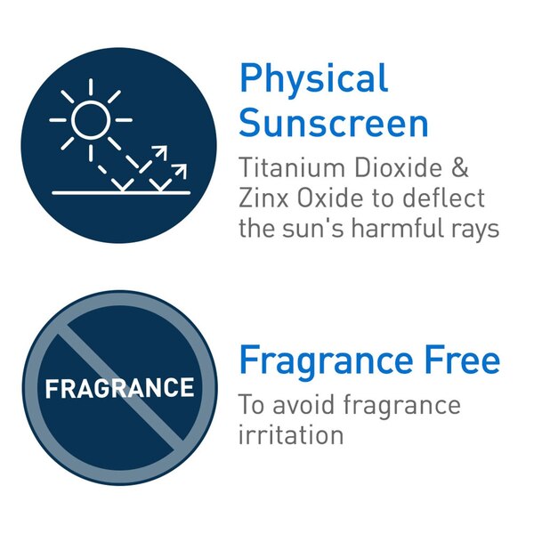 CeraVe Sunscreen Stick, SPF 50, Lightweight and Oil-Free, 0.47 OZ