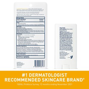 CeraVe Sunscreen Stick, SPF 50, Lightweight and Oil-Free, 0.47 OZ