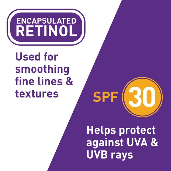 CeraVe - Crema diurna con retinol para revitalizar la piel con loción de protección solar FPS 30, 1.7 oz