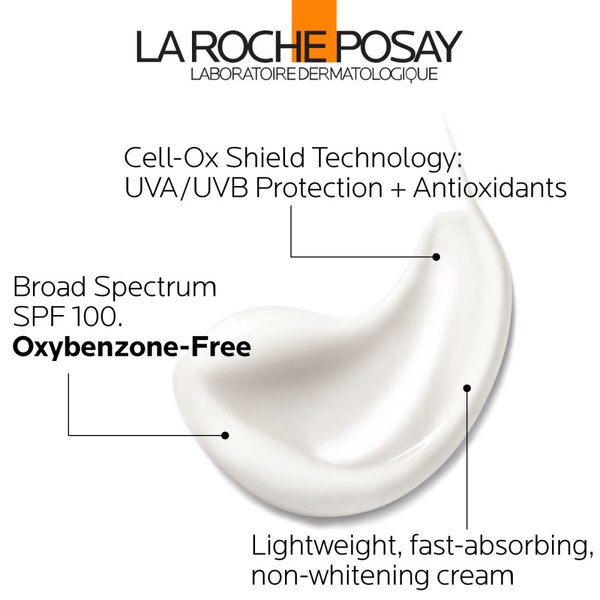 La Roche-Posay Anthelios Melt-in Milk Body & Face Sunscreen Lotion Broad Spectrum SPF 100, 3 OZ