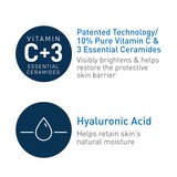 CeraVe Vitamin C Face Serum with Hyaluronic Acid 10% Vitamin C, 1 OZ, thumbnail image