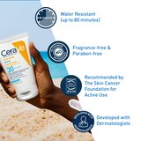 CeraVe Hydrating Sheer Sunscreen SPF 30 for Face and Body, Mineral & Chemical Sunscreen with Hyaluronic Acid, Niacinamides and Zinc Oxide, 3 oz, thumbnail image