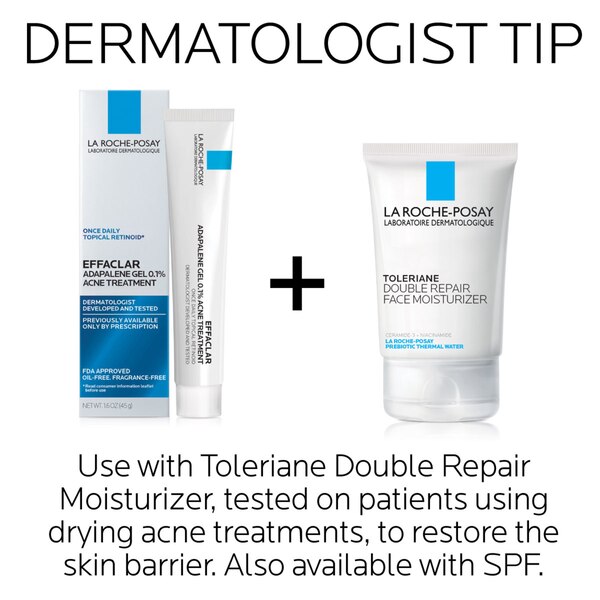 La Roche-Posay Effaclar Adapalene Gel 0.1% Topical Retinoid Acne Treatment