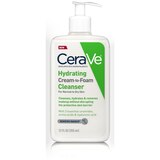 CeraVe Hydrating Cream-to-Foam Facial Cleanser with Hyaluronic Acid, thumbnail image