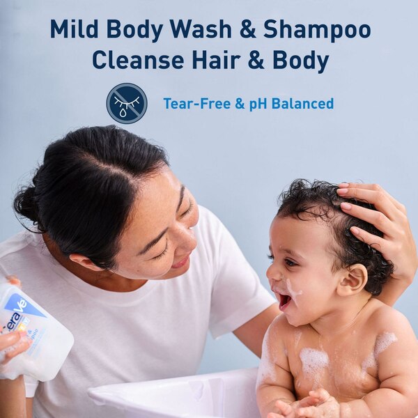 CeraVe Baby Wash and Shampoo, Gently Cleanses Baby's Skin