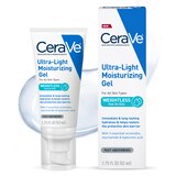 CeraVe Ultra-Light Moisturizing Facial Gel with Niacinamide and Hyaluronic Acid for All Skin Types, 1.75 oz, thumbnail image 3 of 10