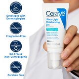 CeraVe Ultra-Light Moisturizing Facial Gel with Niacinamide and Hyaluronic Acid for All Skin Types, 1.75 oz, thumbnail image 5 of 10