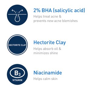 CeraVe Acne Control Face Cleanser, 2% Salicylic Acid Acne Treatment