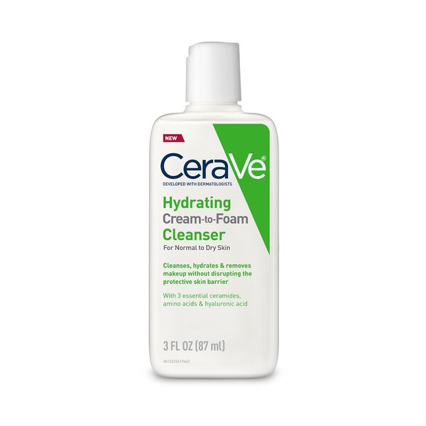 CeraVe Hydrating Cream-to-Foam Cleanser