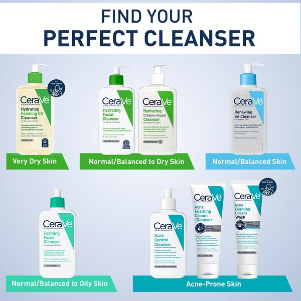 CeraVe Hydrating Cream-to-Foam Cleanser