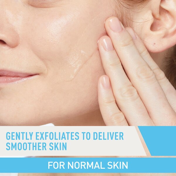 CeraVe Renewing SA Cleanser, Gentle Exfoliating Face Wash With Salicylic Acid For Rough And Bumpy Skin