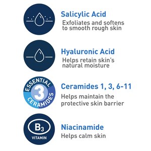 CeraVe Renewing SA Cleanser, Gentle Exfoliating Face Wash With Salicylic Acid For Rough And Bumpy Skin