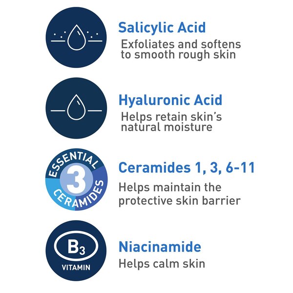 CeraVe Renewing SA Cleanser, Gentle Exfoliating Face Wash With Salicylic Acid For Rough And Bumpy Skin
