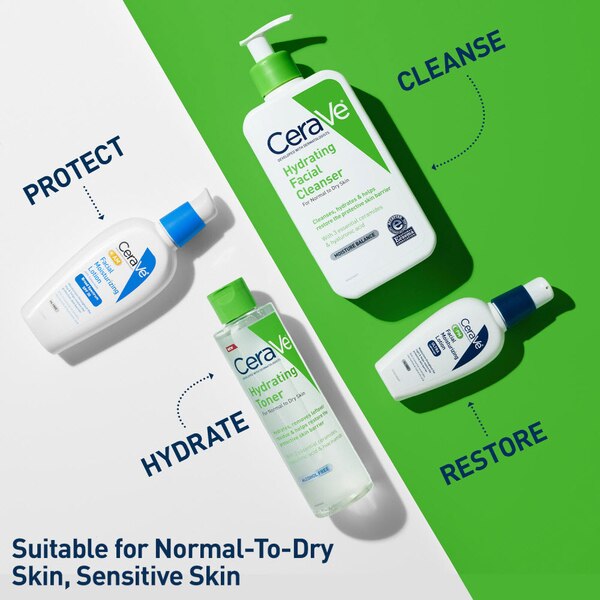 CeraVe Alcohol Free Hydrating Face Toner for Normal to Dry Skin