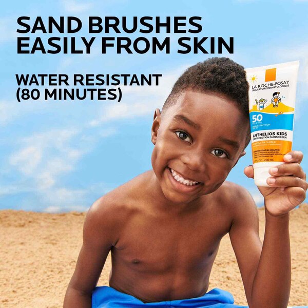 La Roche-Posay Water Resistant Kids Gentle Lotion Sunscreen SPF 50 for Face and Body