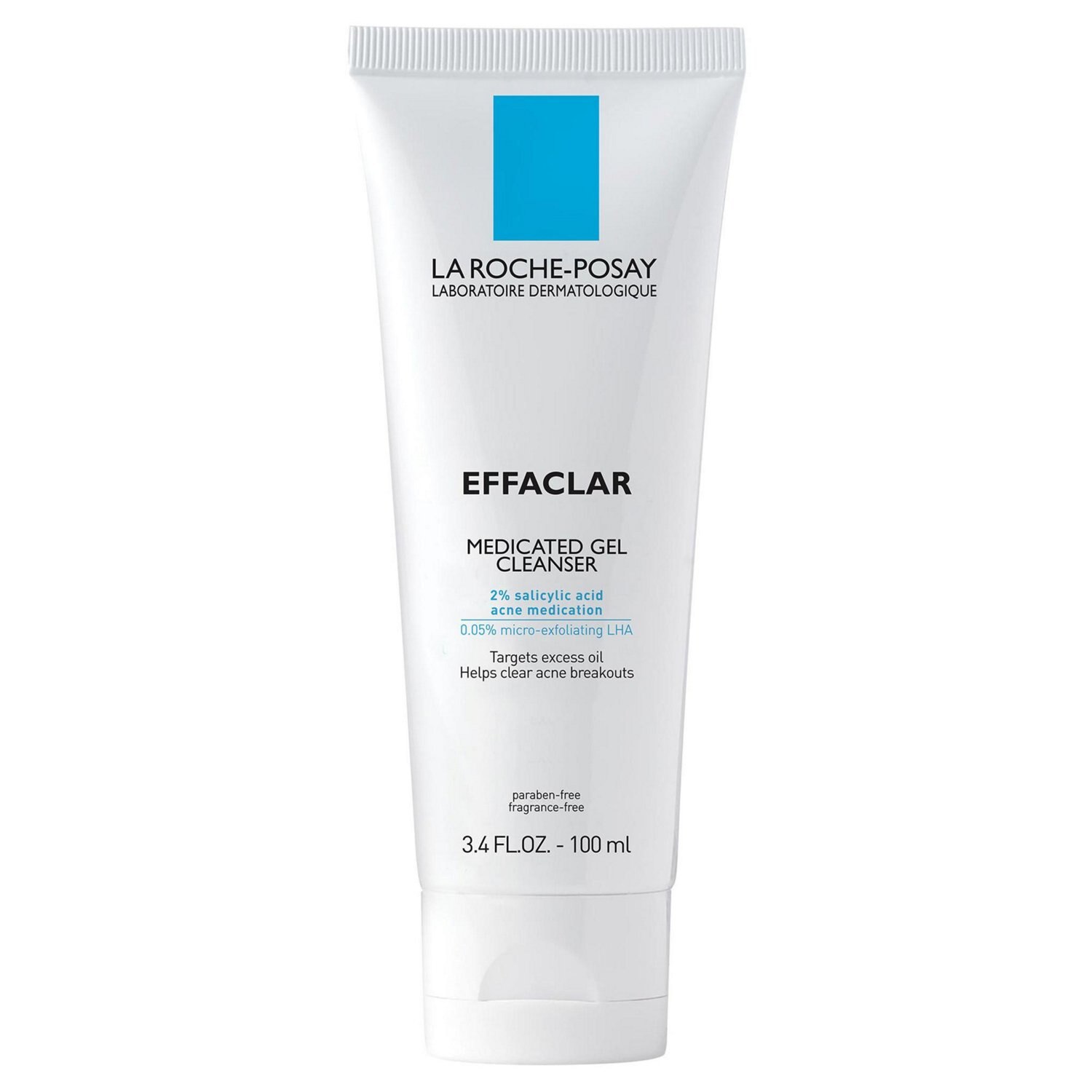 La Roche-Posay Effaclar Medicated Gel Face Cleanser, 3.38 OZ image.