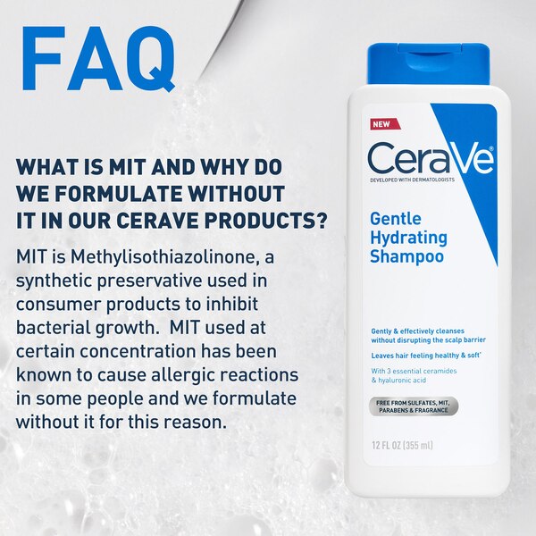 CeraVe Gentle Hydrating Shampoo, 12 OZ