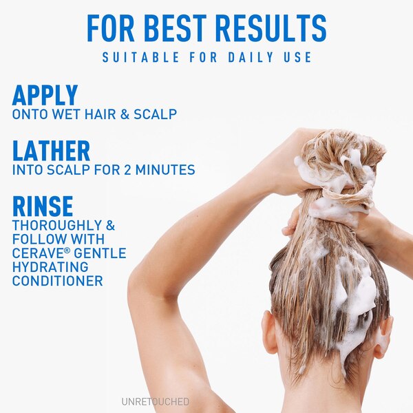 CeraVe Gentle Hydrating Shampoo, 12 OZ