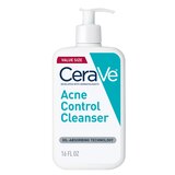 CeraVe Acne Control Face Cleanser with 2% Salicylic Acid & Purifying Clay for Oily Skin, 16 oz, thumbnail image