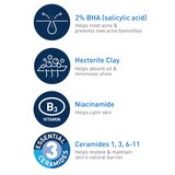 CeraVe Acne Control Face Cleanser with 2% Salicylic Acid & Purifying Clay for Oily Skin, 16 oz, thumbnail image