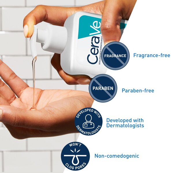 CeraVe Acne Control Face Cleanser with 2% Salicylic Acid & Purifying Clay for Oily Skin, 16 oz