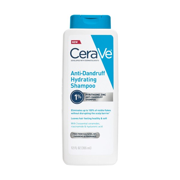 CeraVe Anti-Dandruff Hydrating Shampoo, 12 OZ