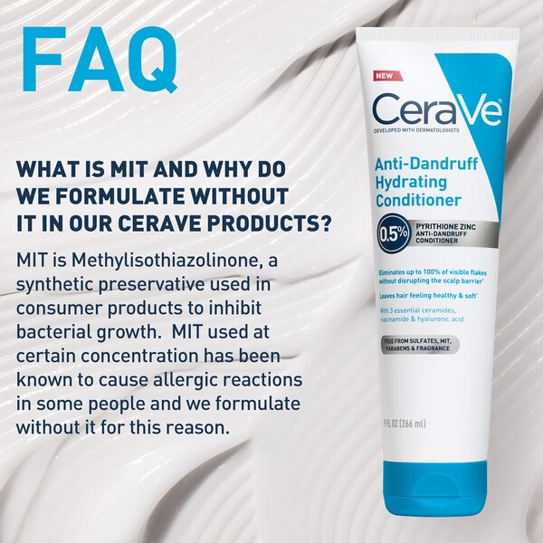 CeraVe Anti-Dandruff Hydrating Conditioner, 9 OZ
