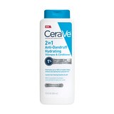 CeraVe Anti-Dandruff Hydrating 2-in-1 Shampoo and Conditioner, 12 OZ, thumbnail image