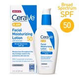 CeraVe AM Facial Moisturizing Lotion, SPF 50, 3 OZ, thumbnail image
