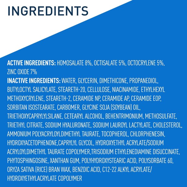 CeraVe AM Facial Moisturizing Lotion, SPF 50, 3 OZ